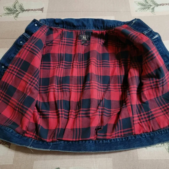 Vintage Ralph Lauren RRL Denim Jacket Size Small Trucker Western Made In USA - Picture 7 of 8